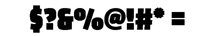 Klavika Ultra Condensed Font OTHER CHARS