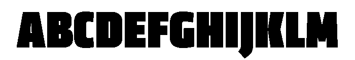 Klavika Ultra Condensed Font UPPERCASE