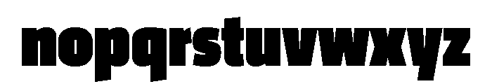 Klavika Ultra Condensed Font LOWERCASE