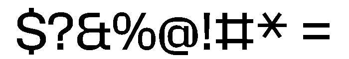 KMR Apparat Book Font OTHER CHARS