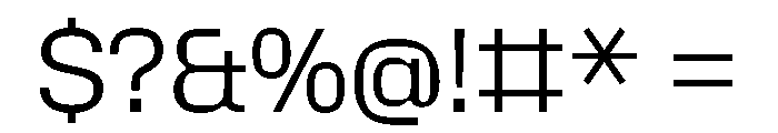 KMR Apparat Light Font OTHER CHARS