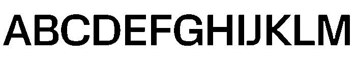 KMRApparat Medium Instance Font UPPERCASE