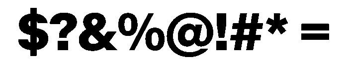 KMRMelangeGrotesk Black Instance Font OTHER CHARS