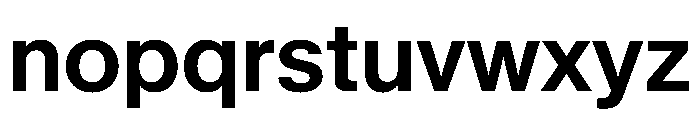 KMRMelangeGrotesk Bold Instance Font LOWERCASE