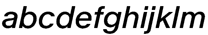 KMRMelangeGrotesk BookItalic Instance FONT