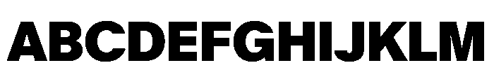 KMRMelangeGrotesk ExtraBlack Instance Font UPPERCASE
