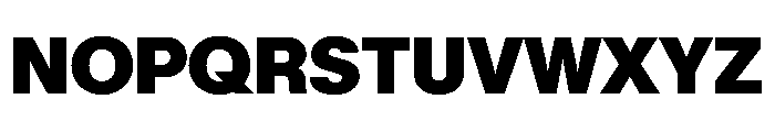 KMRMelangeGrotesk ExtraBlack Instance Font UPPERCASE