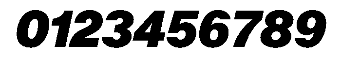 KMRMelangeGrotesk ExtraBlackItalic Instance Font OTHER CHARS
