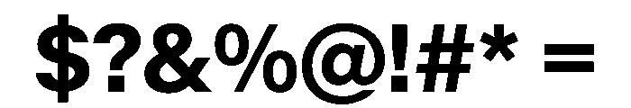 KMRMelangeGrotesk ExtraBold Instance Font OTHER CHARS