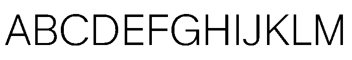 KMRMelangeGrotesk ExtraLight Instance Font UPPERCASE