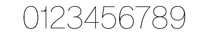 KMRMelangeGrotesk Hairline Instance Font OTHER CHARS
