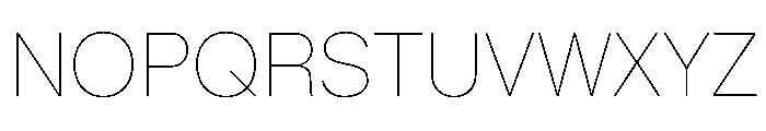 KMRMelangeGrotesk Hairline Instance Font UPPERCASE