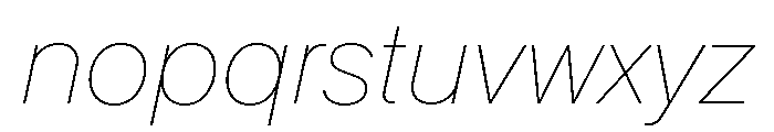 KMRMelangeGrotesk HlIt Font LOWERCASE