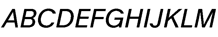 KMRMelangeGrotesk It Font UPPERCASE