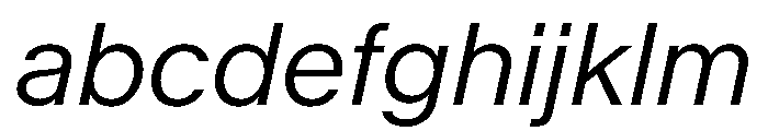 KMRMelangeGrotesk LightItalic Instance FONT