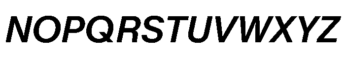 KMRMelangeGrotesk SemiBoldItalic Instance Font UPPERCASE