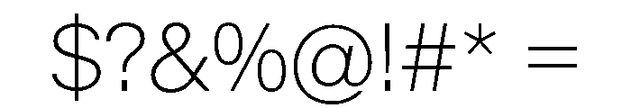 KMRMelangeGrotesk Th Font OTHER CHARS