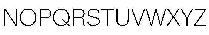KMRMelangeGrotesk Thin Instance Font UPPERCASE