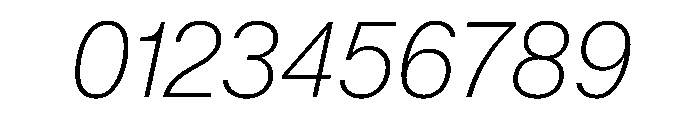 KMRMelangeGrotesk ThinItalic Instance Font OTHER CHARS