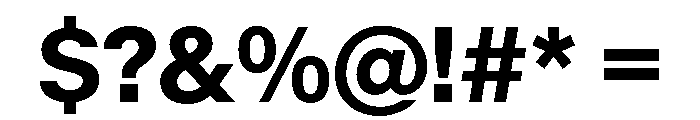 KMRMelangeGrotesk XBd Font OTHER CHARS