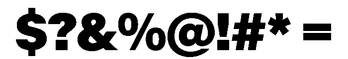 KMRMelangeGrotesk XBlk Font OTHER CHARS