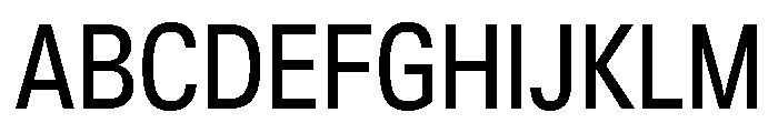 KMRWaldenburg Condensed Font UPPERCASE