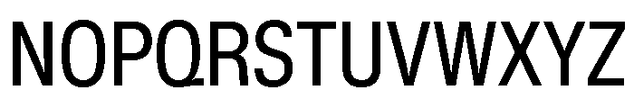 KMRWaldenburg Condensed Font UPPERCASE