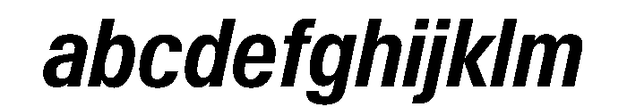 KMRWaldenburg CondensedBoldItalic FONT
