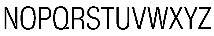 KMRWaldenburg CondensedLight Font UPPERCASE