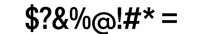 KMRWaldenburg CondensedMedium Font OTHER CHARS
