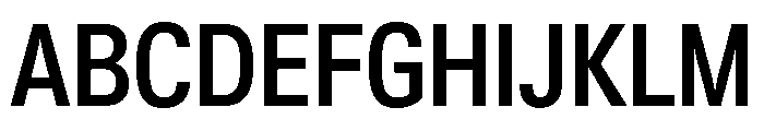 KMRWaldenburg CondensedMedium Font UPPERCASE