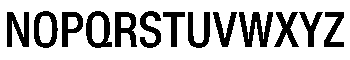 KMRWaldenburg CondensedMedium Font UPPERCASE