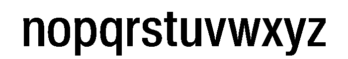 KMRWaldenburg CondensedMedium Font LOWERCASE