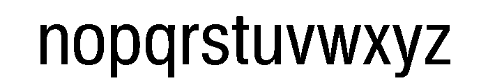KMRWaldenburg Condensed Font LOWERCASE