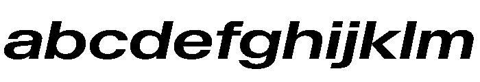 KMRWaldenburg ExtendedBoldItalic FONT