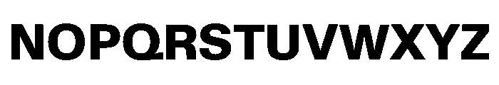 KMRWaldenburg Heavy Font UPPERCASE
