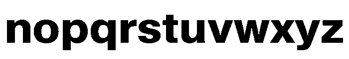 KMRWaldenburg Heavy Font LOWERCASE