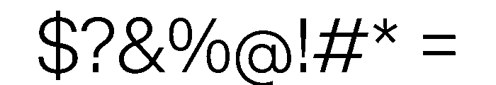 KMRWaldenburg Light Font OTHER CHARS