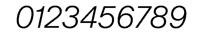 KMRWaldenburg LightItalic Font OTHER CHARS