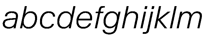 KMRWaldenburg LightItalic FONT