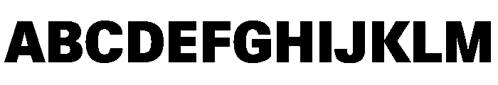 KMRWaldenburg SemiCondensedBlack Font UPPERCASE
