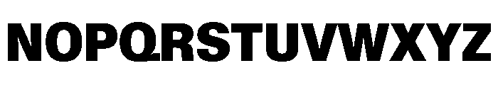 KMRWaldenburg SemiCondensedBlack Font UPPERCASE