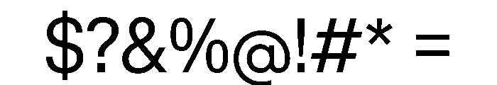 KMRWaldenburg SemiCondensedBook Font OTHER CHARS