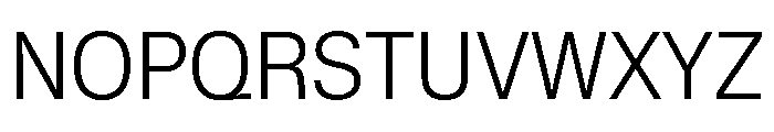 KMRWaldenburg SemiCondensedLight Font UPPERCASE