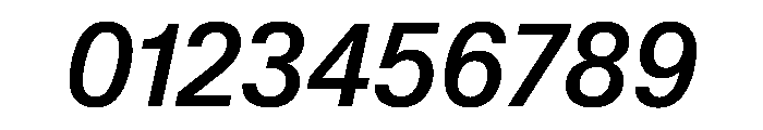 KMRWaldenburg SemiCondensedMediumItalic Font OTHER CHARS
