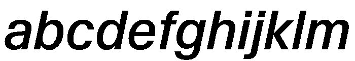 KMRWaldenburg SemiCondensedMediumItalic FONT