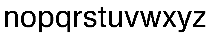 KMRWaldenburg SemiCondensed Font LOWERCASE