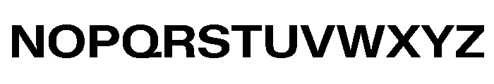 KMRWaldenburg SemiExtendedBold Font UPPERCASE