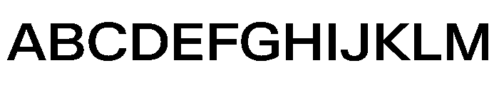 KMRWaldenburg SemiExtendedMedium Font UPPERCASE