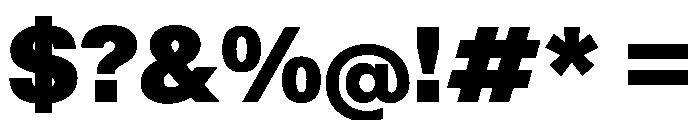 KMRWaldenburgUpright Black Instance Font OTHER CHARS